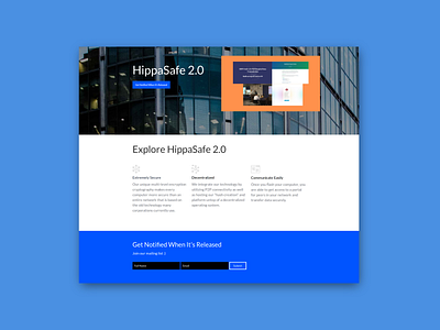 HippaSafe2.0 LaunchRock branding design graphics