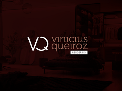 Vinicius Queiroz Rendering branding design illustration logo typography vector