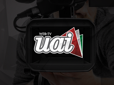 Web TV UAI branding design illustration logo typography vector