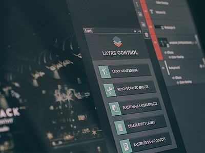Layrs extension actions control extension free layers layrs page panel photoshop plugin scripts