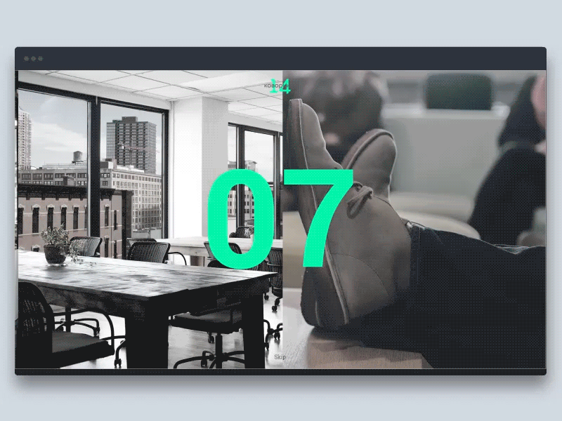 Coworking 14 site animation