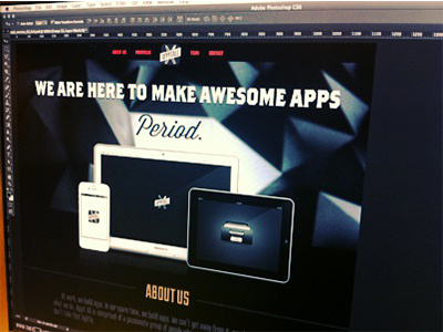 Appitall Site V2 appitall bold text dart design portfolio site web design website