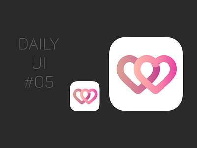 Dating app app icon dailyui dating datingapp design heart icon logo vector