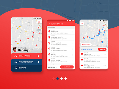 Courier App Design