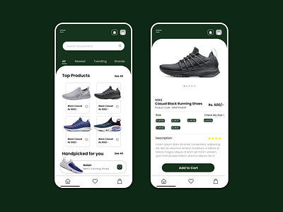Shoe App UI Concept