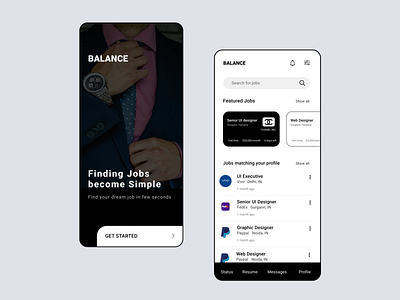 BALANCE: Job Finder Application