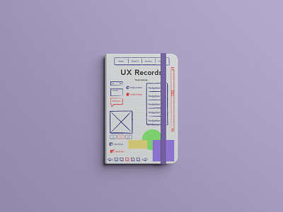 UX Record Diary branding design ui ux