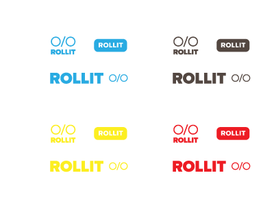 ROLLIT Logo Concepts identity logo mark shapes