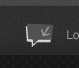 talky thing with arrow grey icon noise shadow texture web design