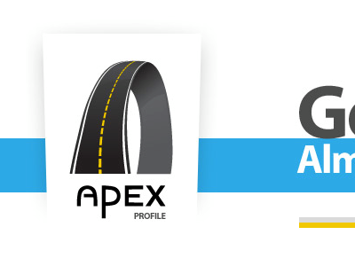 On the Road 3d apex profile identity logo mark road screenshot