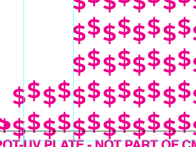 Magenta Money book currency magenta pink print uv coating