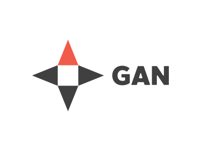GAN Options compass identity logo mark shapes star