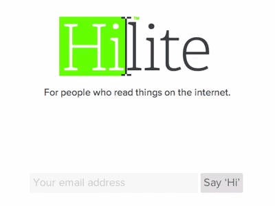 Hilite Motion app gif identity logo mark motion screencast tool utility