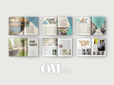 Ocala Magazine design editorial editorial design graphic design layout layout design magazine magazine design ocala