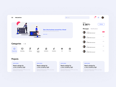 Freelance.ru redesign