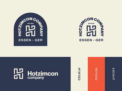 Hotzimcon logo branding design icon illustrator logo logotype typography web