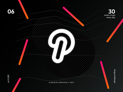 #6 p logomark branding design illustrator logo logotype photoshop sturtup typography