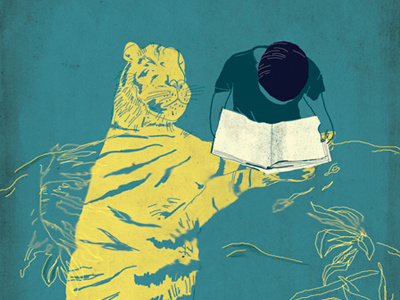 Winter Tiger children digital editorial literature