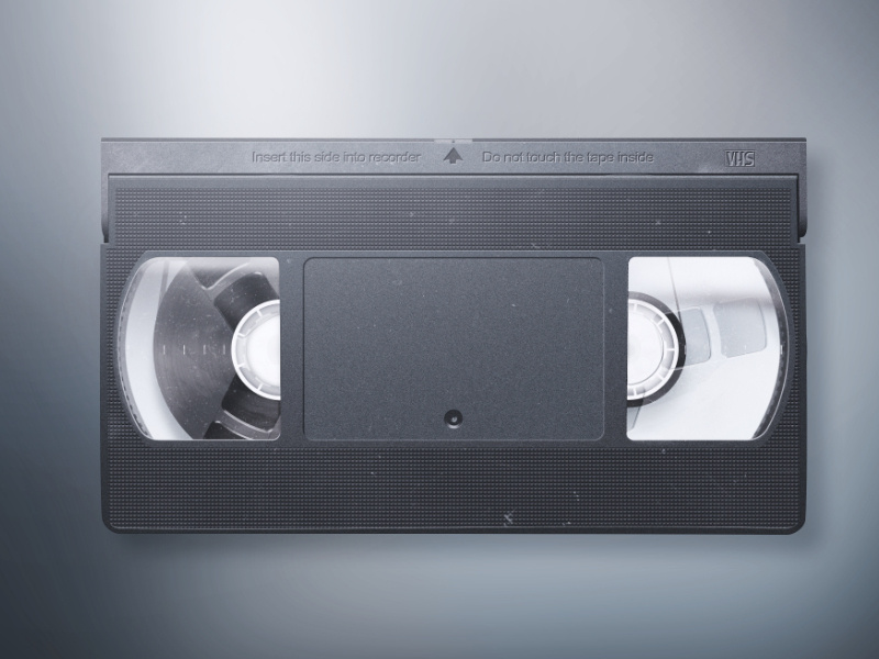 VHS videocassete by Komarov Design on Dribbble