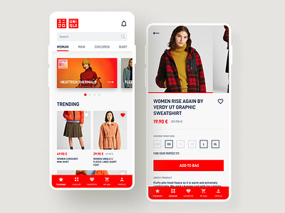 Uniqlo Mobile App Concept