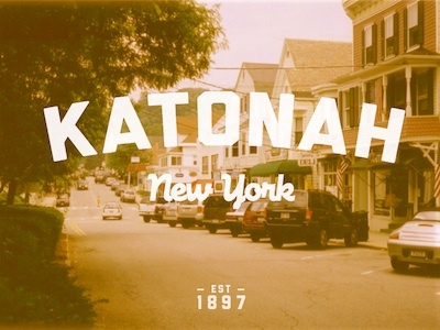 Katonah, NY katonah photography postcard typography upstate vintage