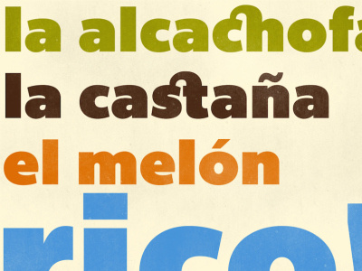 ¡Que rico! bemio joe prince lost type spanish specimen type design typeface