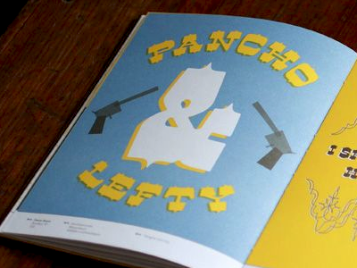 Dude: Pancho & Lefty ampersand book cowboys dude grayhood gun guns illustration lost type lost type coop print western