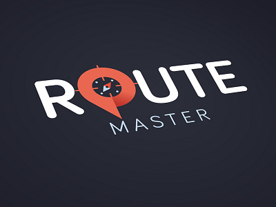 Route Master Logo application branding icon logo logotype mobile