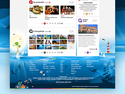 Footer theme adriatic croatia divers footer htz sea theme website