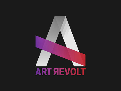 Art Revolt Logo art logo logotype reverse revolt typography