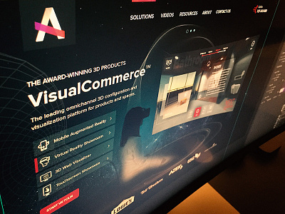 Virtual Reality Landing Page