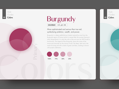 Colours - Building a Style Guide