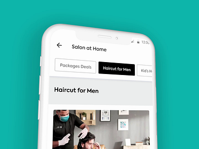 The Perfect Haircut interaction design light mobile ui ui design