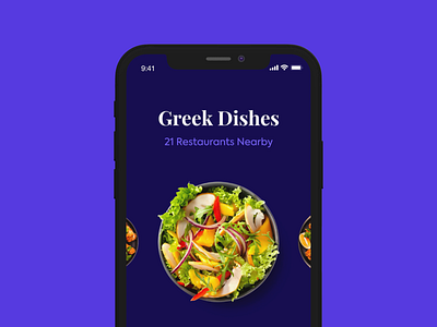 Multiple Cuisine UI 2d dark food interaction design minimalistic mobile ui ui design