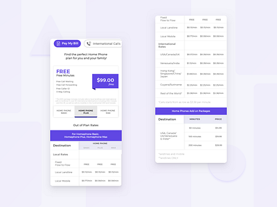 Pricing Responsive UI mobile pricing pricing table responsive ui uidesign uiux visualization webdesign website