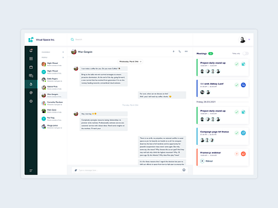 Messaging app app product product design slack ui uidesign uiux ux web