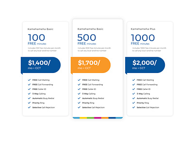 Pricing Table