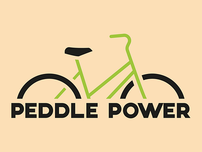 Peddle Power challenge colors daily dailylogochallenge illustration logo logotype peddle power
