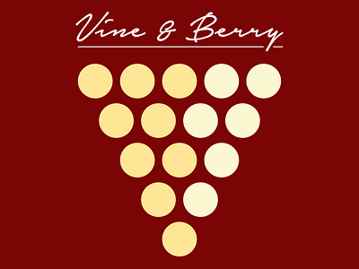 Vine & Berry color dailylogochallenge designer geometric graphic graphisme illustration logotype vine vineandberry