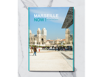 Marseille Now - Le mag bleu color corporate edition magazine marseille marseillenow miseenpage photography presse