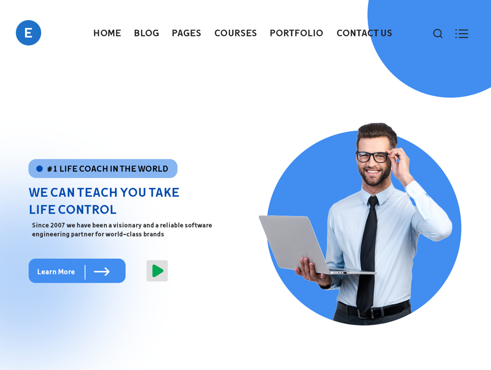 e-landing-page-by-ahmed-mustafa-on-dribbble
