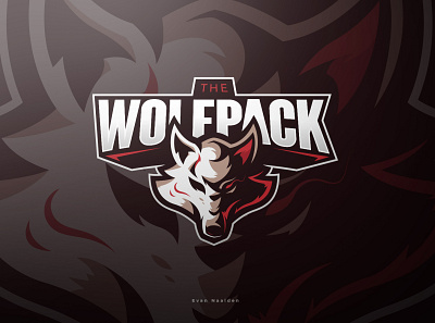 The Wolfpack animation branding esportlogo esports esports logo esports logo design icon illustration illustrator logo logo design vector