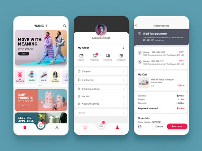 UI design - Shopping APP 02 branding design flat typography ui