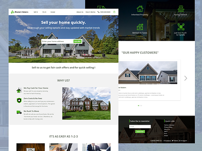 iProperty Experts branding design logodesign property property management ui ux web website