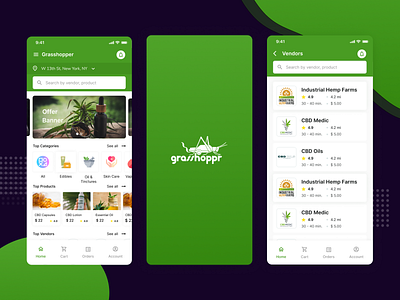 Grasshopper Delivery Mobile App