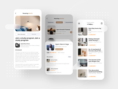 Sell house app app design clean clean app clean ui design design app designs dribbble 2021 dribbble best shot minimal app minimalistic ofspace ofspace agency ui 应用