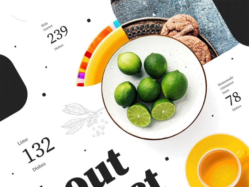 Food spin me right round 🌽 animation blog color dashboard food interaction interactive landing page lifestyle motion new nourish product page sanfrancisco