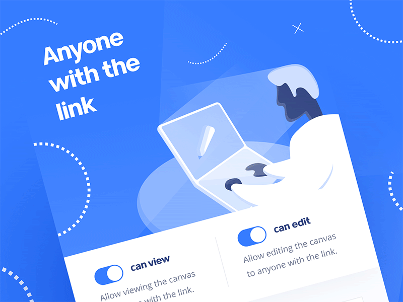 Teampaper Privacy ⚙ animation blue design illustration interaction lean canvas motion popup privacy settings teampaper teamwork ui vector