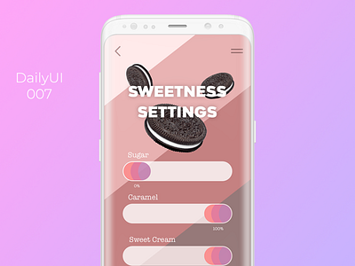 Dailyui 007 Sweet