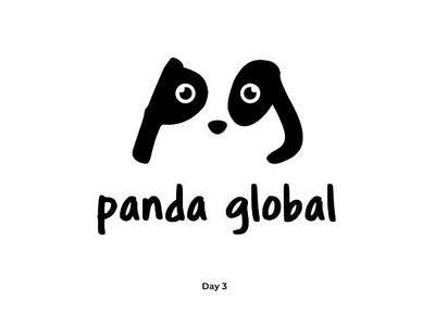 Panda Global daily logo challenge branding